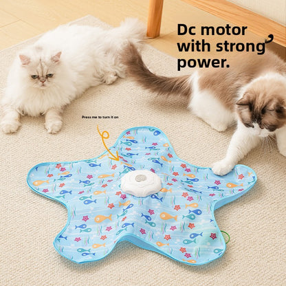 Electric Cat Hunting Toy with Rotating Cover